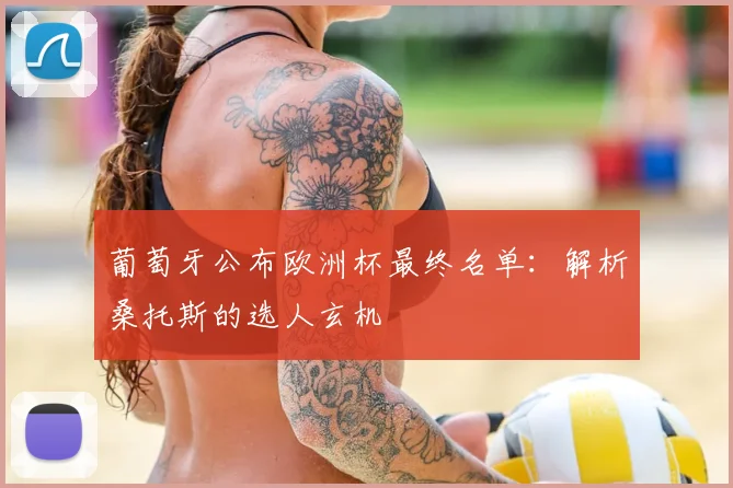 葡萄牙公布欧洲杯最终名单：解析桑托斯的选人玄机